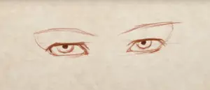 como desenhar olhos iguais