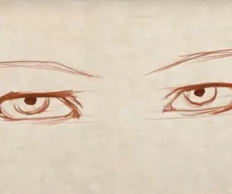 como desenhar olhos iguais