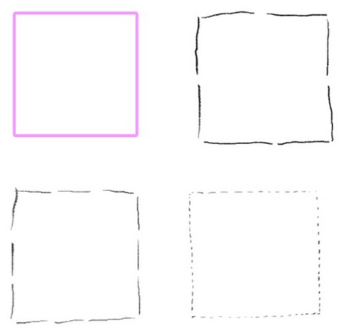 como desenhar bem - quadrados