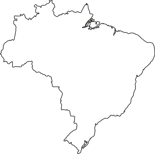 contorno do mapa do brasil para colorir 5