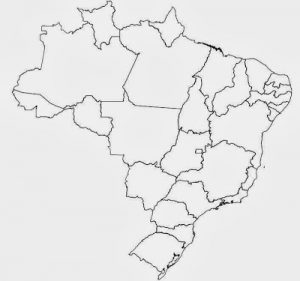 mapa do brasil para colorir 3