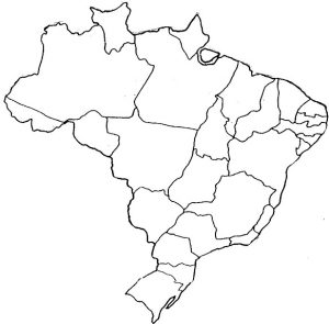 mapa do brasil político para imprimir e colorir