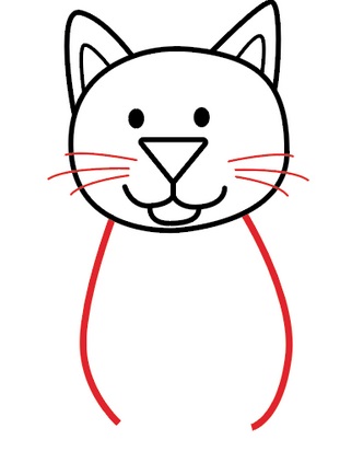 como desenhar um gato 4
