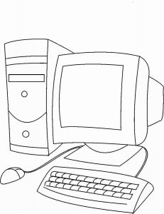 desenho de computador inicial