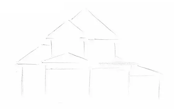 desenho de uma casa 1