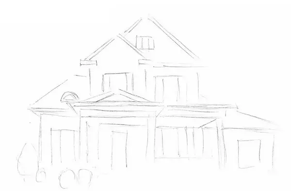 desenho de uma casa 2