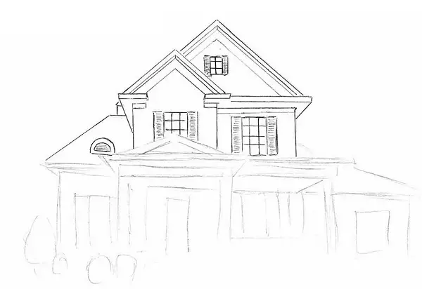 desenho de uma casa 4