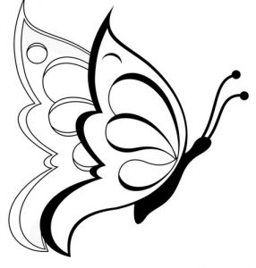 desenhos legais e fáceis de desenhar avisão - borboleta