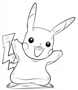 desenhos para colorir pokemon pikachu