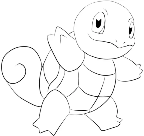 desenhos para colorir pokemon squirtle