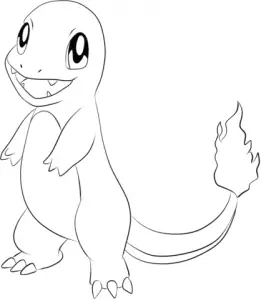 desenhos para colorir pokemon charmander