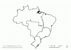mapa do brasil para pintar 4