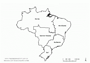 mapa do brasil para pintar 5