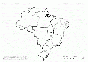 mapa do brasil para pintar 6