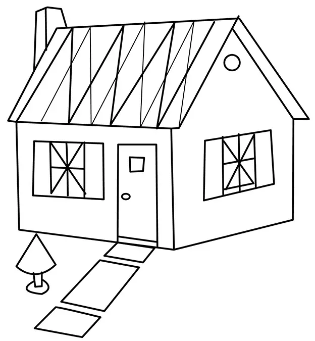 desenho da casa 6