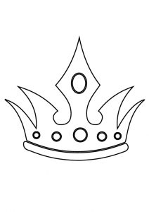 desenho da coroa para pintar 15