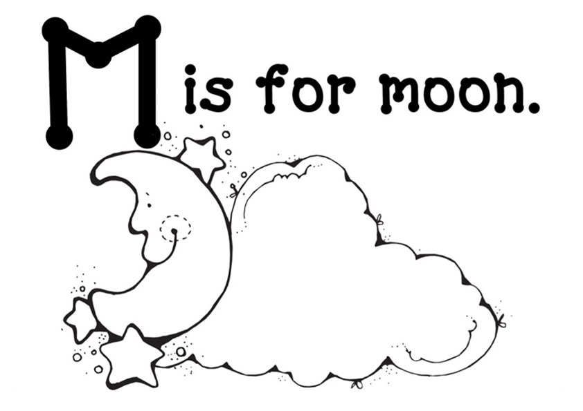 desenho da lua 7