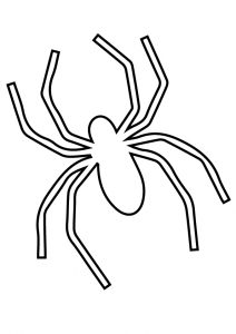 desenho de aranha para pintar 1