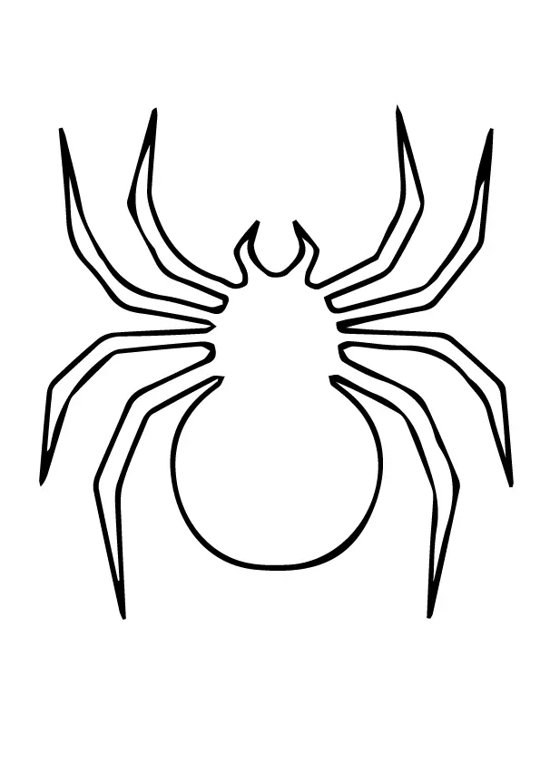 desenho de aranha para pintar 5