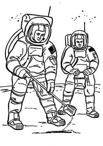 desenho de astronauta para pintar 2