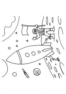 desenho de astronauta para pintar 4