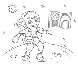 desenho de astronauta para pintar 8
