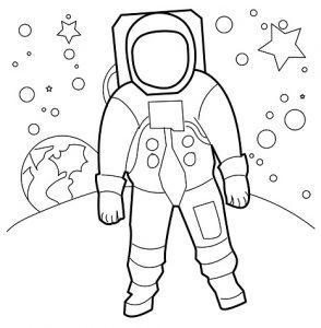 desenho de astronauta para pintar 9