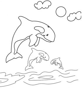desenho de baleia para pintar 15