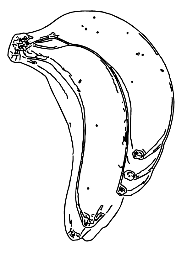 desenho de banana 6