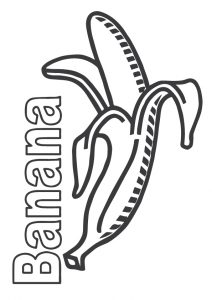 desenho de banana 7