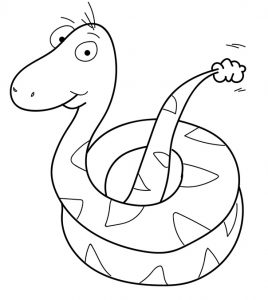 desenhos da cobra para pintar 22