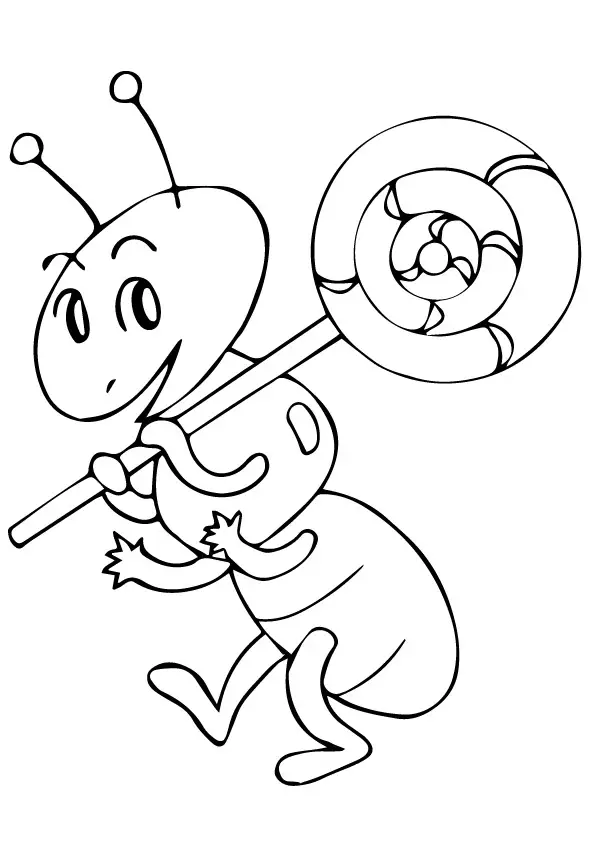 desenho de formiga para pintar 12