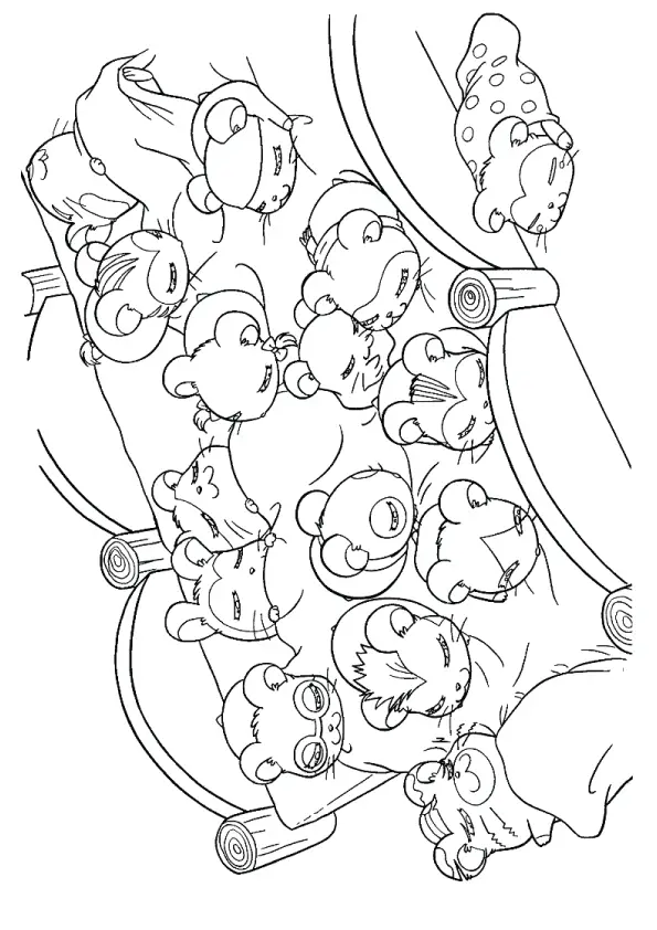 desenho de hamster para pintar 9