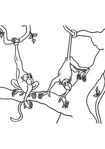 desenho de macaco 11