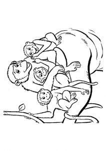 desenho de macaco 3