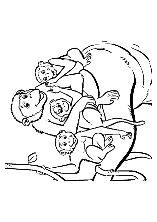 desenho de macaco 3