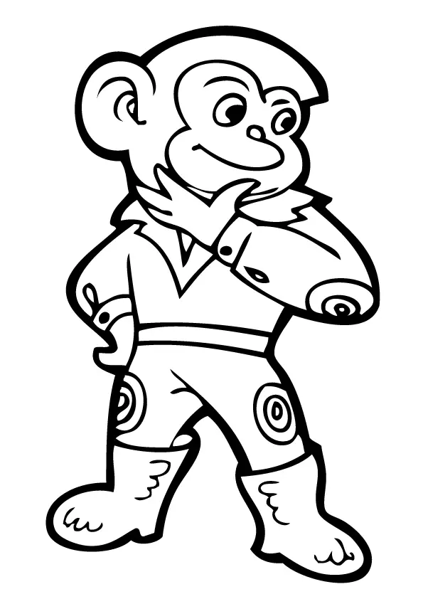 desenho de macaco 6