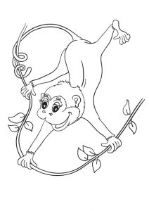desenho de macaco 8