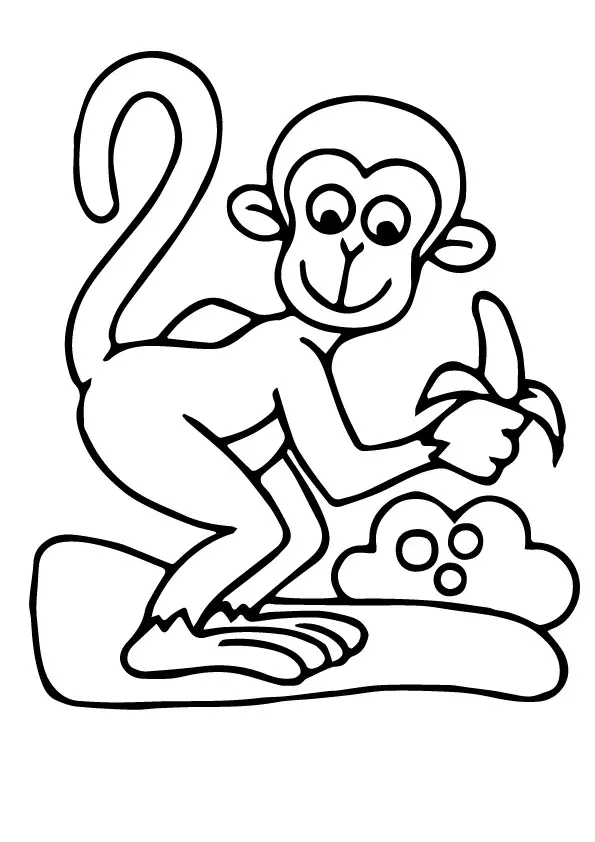 desenho de macaco 9