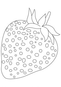 desenho de morango 1