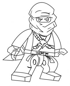 desenho de ninja para pintar 11