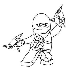 desenho de ninja para pintar 12