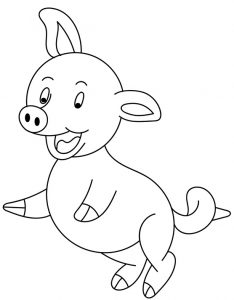 desenho de porco para pintar 16