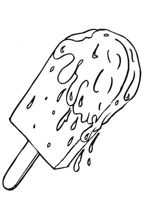 desenho de sorvete para pintar 10