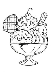 desenho de sorvete para pintar 13