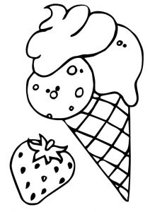 desenho de sorvete para pintar 14