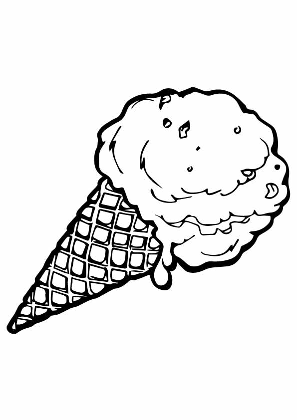desenho de sorvete para pintar 15