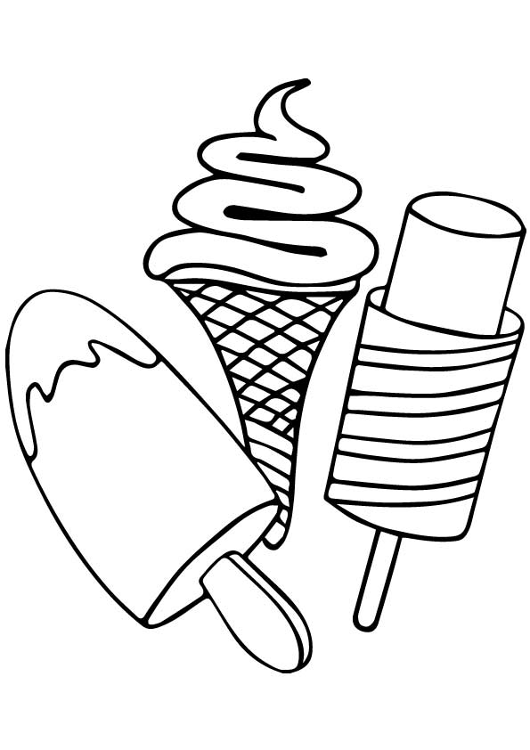 desenho de sorvete para pintar 17