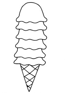 desenho de sorvete para pintar 18