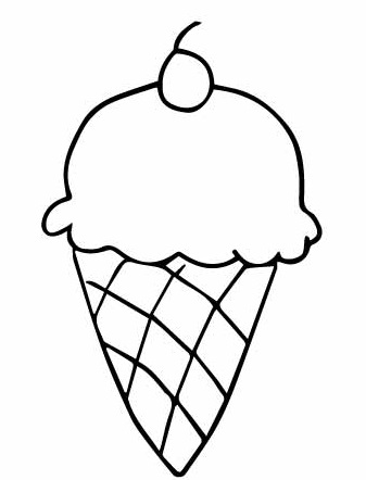desenho de sorvete para pintar 21
